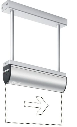 Esylux EN10031045 LED-Notausgangsleuchte SLD Für Pendelmontage 1 Esylux EN10031045 LED-Notausgangsleuchte SLD Für Pendelmontage