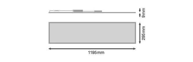 Ledvance PANEL PERFORMANCE 1200 33 W Rechteckige Einlege-Leucht 3000 K 2 Ledvance PANEL PERFORMANCE 1200 33 W Rechteckige Einlege-Leucht 3000 K – Bild 2