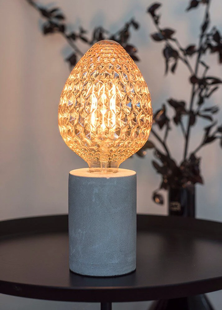 BAILEY 140639 Tischleuchte Beton E27, Höhe 13 Cm 1 BAILEY 140639 Tischleuchte Beton E27, Höhe 13 Cm